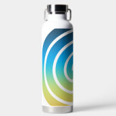 SPIRALE BLAU UND GRÜN TRINKFLASCHE (Vorderseite)