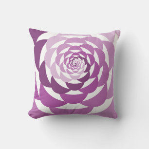 Spirale Blume Pink Gradation Pillow Kissen