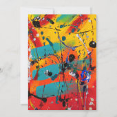 Spirale-Brautparty-Einladung Einladung (Rückseite)