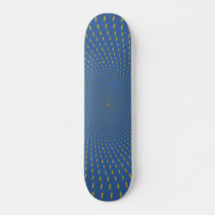 Spirale der Blitzstifte: Benutzerdefiniertes Skate Skateboard