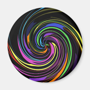 Spirale der Farbe Magnet