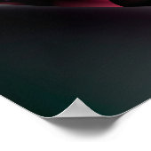 Spirale der farbenfrohen Formen Poster (Ecke)