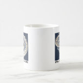 Spirale der geologischen Zeit der Geschichte der E Kaffeetasse (Mittel)