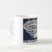 Spirale der geologischen Zeit (Spirale der Erde Kaffeetasse (Vorderseite Links)
