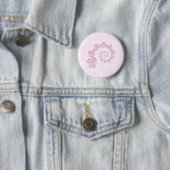 Spirale der rosa Elefanten. Rosa Hintergrund Button (Beispiel)