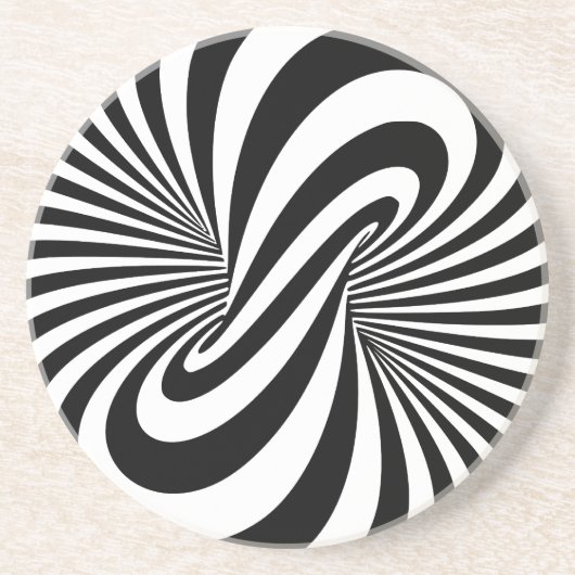 Spirale der Täuschungs-3D Getränkeuntersetzer (Vorne)