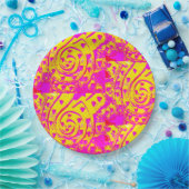 Spirale Flamme! Pappteller (Party)