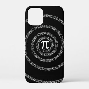 Spirale für Pi auf elegantem Schwarz Case-Mate iPhone Hülle