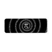 Spirale für Pi auf Solid Black (Vorne)