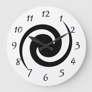 Spirale Große Wanduhr