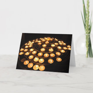 Spirale leuchtet Karte durch