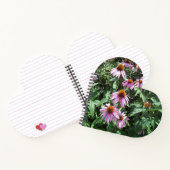 Spirale lila Befechter Notizblock (Innenseite)