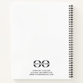 Spirale mit eigener Marke Notizblock (Rückseite)