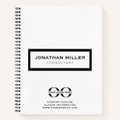 Spirale mit eigener Marke Notizblock (Vorderseite)