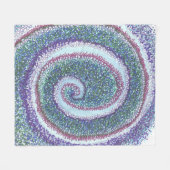 "SPIRALE MUSCHEL" FLEECEDECKE (Vorderseite (Horizontal))