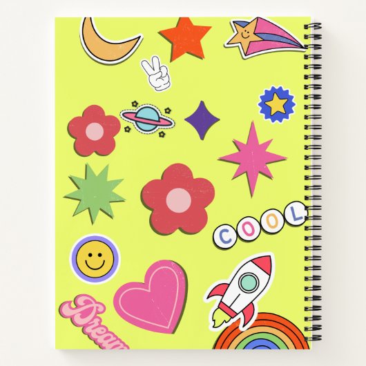 Spirale Notebook Notizblock (Rückseite)