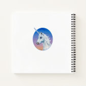 Spirale Notizbuch magische Fantasie einhorn Königr (Rückseite)