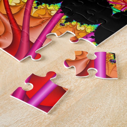 Spirale paart Fraktal-Kunst-Puzzlespiel Puzzle (Seite)