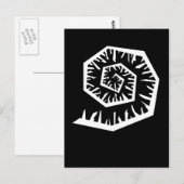 Spirale Postkarte (Vorne/Hinten)