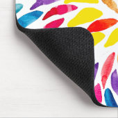 Spirale Regenbogenfarbe abstrakt Mousepad (Ecke)