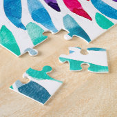 Spirale Regenbogenfarbe abstrakt Puzzle (Seite)