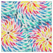 Spirale Regenbogenfarbe abstrakt Stoff (Nahaufnahme)