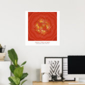 Spirale Sternfiguren Poster (Heimbüro)