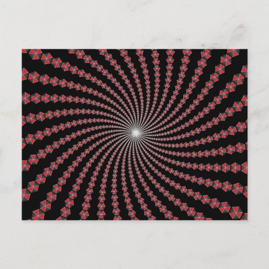 Spirale von Traingles: Bereich Art: Postkarte (Vorderseite)