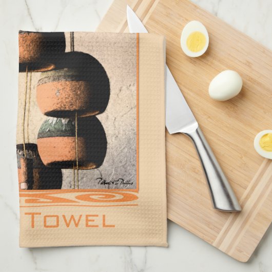 Spirale Windspiele Stillleben Geschirrtuch (Viertel Falte)