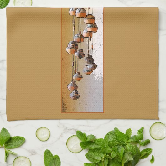 Spirale Windspiele Stillleben Küchentuch (Gefaltet)