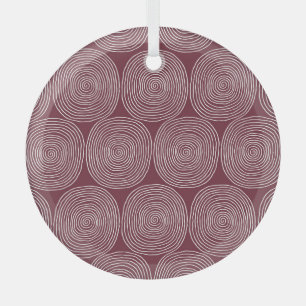 Spiraled Whimsy: Künstliche Vintage Zusammensetzun Ornament Aus Glas