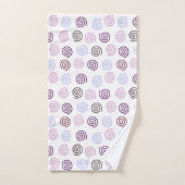 Spiralen Badhandtuch Set (Handtuch)