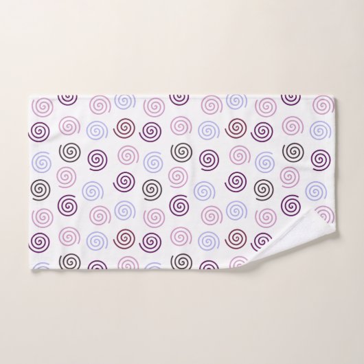 Spiralen Badhandtuch Set (Handtuch)