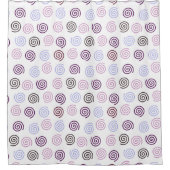 Spiralen Duschvorhang (Vorderseite)