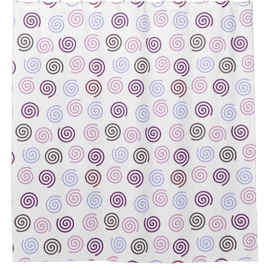 Spiralen Duschvorhang (Vorderseite)