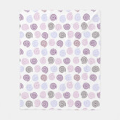 Spiralen Fleecedecke (Vorderseite)