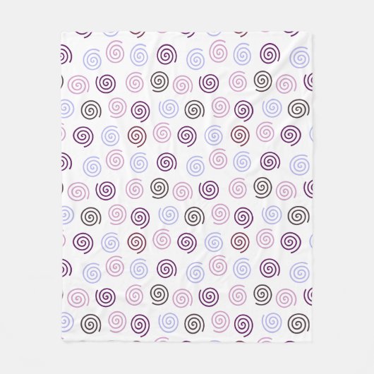 Spiralen Fleecedecke (Vorderseite)