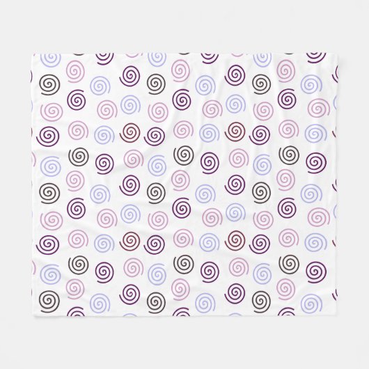 Spiralen Fleecedecke (Vorderseite (Horizontal))