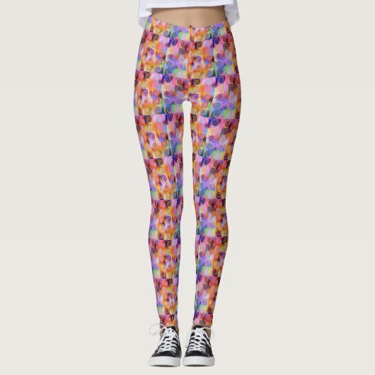 Spiralen Frauen Leggings (Vorderseite)
