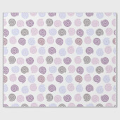 Spiralen Geschenkpapier (Flach)