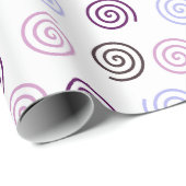 Spiralen Geschenkpapier (Rolleneckpunkt)