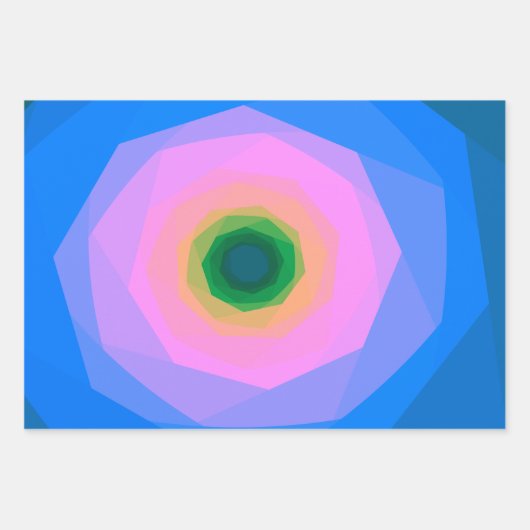 Spiralen Geschenkpapier Set (Vorderseite 3)