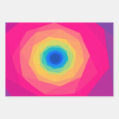 Spiralen Geschenkpapier Set (Vorderseite)