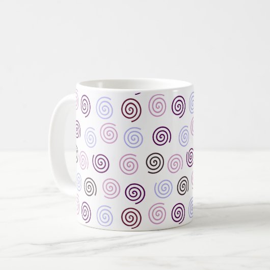 Spiralen Kaffeetasse (Vorderseite Links)