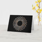 Spiralen Karte (Gelbe Blume)