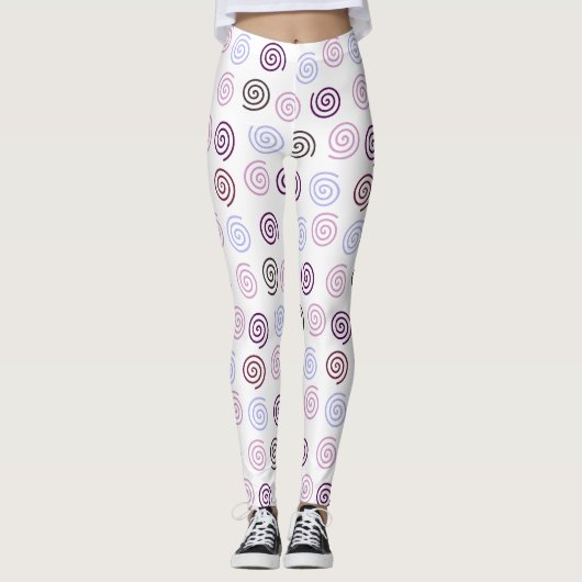 Spiralen Leggings (Vorderseite)