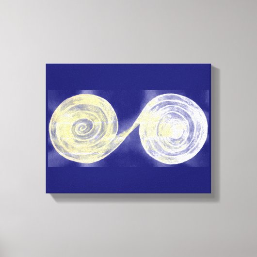 Spiralen Leinwanddruck (Vorderseite)