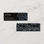 Spiralen Mini Visitenkarte (Vorne/Hinten)