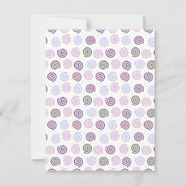 Spiralen Mitteilungskarte