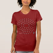 Spiralen oder Kreis-Damen-T - Shirt (Vorderseite)